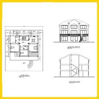 Map of a 160-meter two-story villa - Image 4