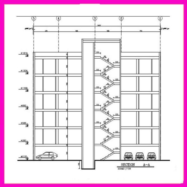 Architectural plan 9x24 North