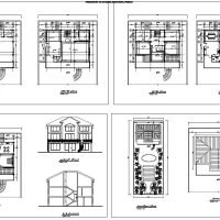 Map of a 160-meter two-story villa - Image 2