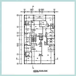 Architectural plan 26*15 North
