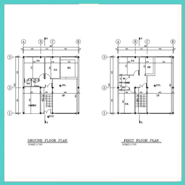South 10x10 architectural map