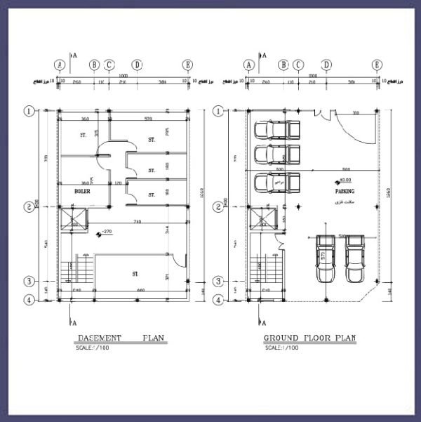 Architectural plan 14*10 South