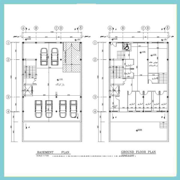 South 12x14 architectural plan