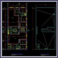 Architectural plan 24*12 South - East - Image 3