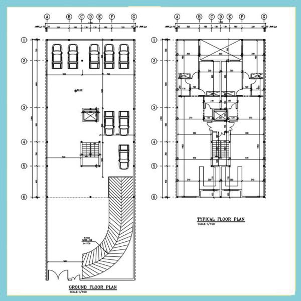 Architectural map 23*13 North